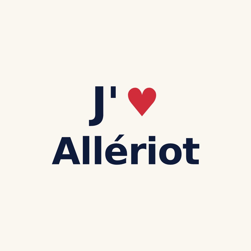 Tasse personnalisée Allériot — design J'aime Allériot