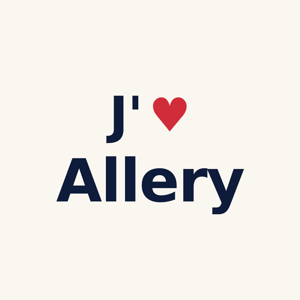Tasse personnalisée Allery — design J'aime Allery