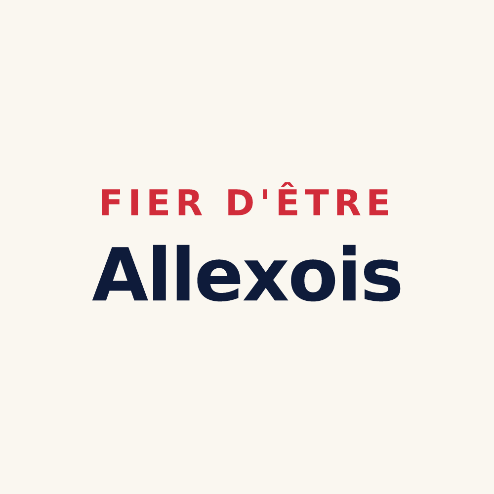 Tasse « Fier d'être Allexois » — design pour Allex