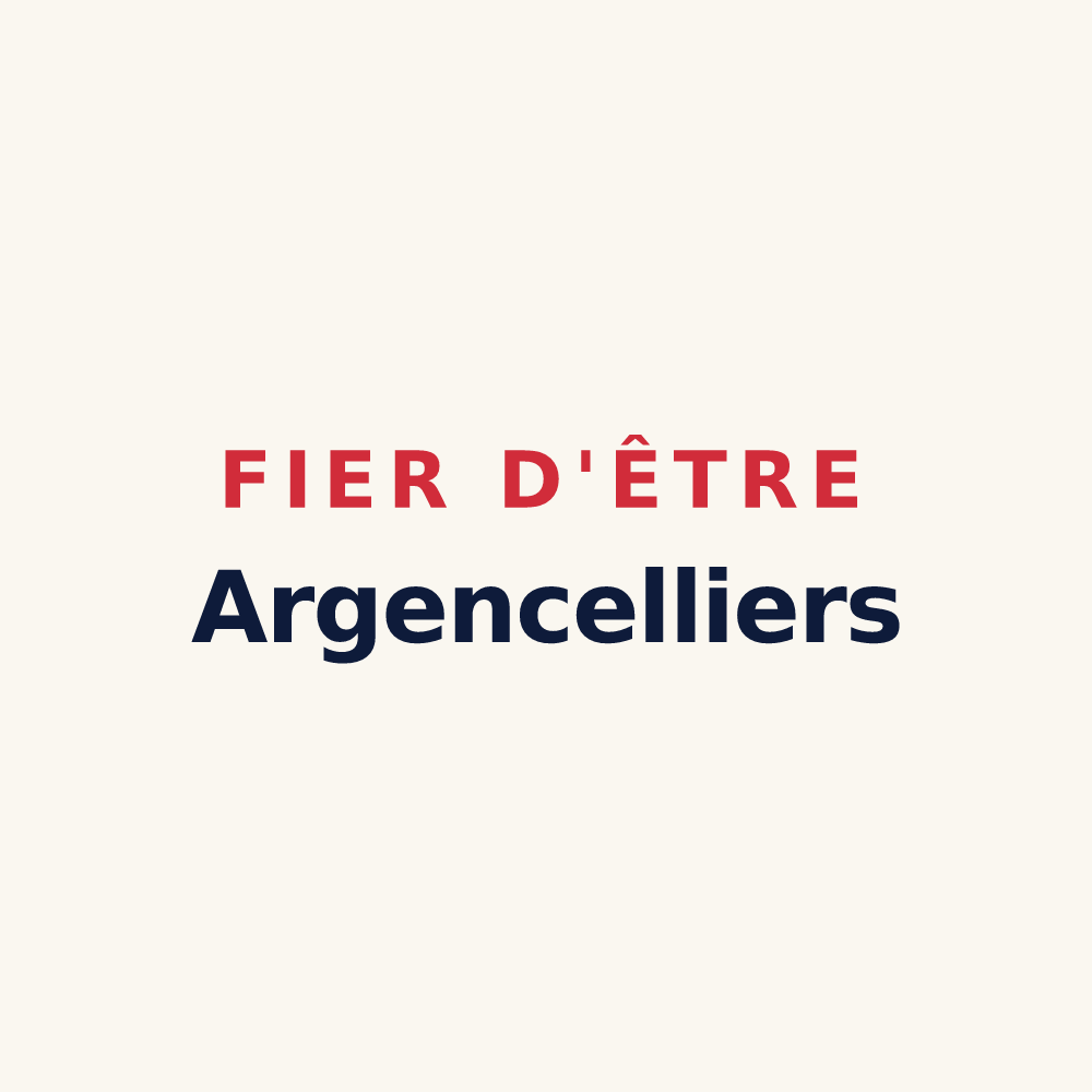 Tasse « Fier d'être Argencelliers » — design pour Alliancelles