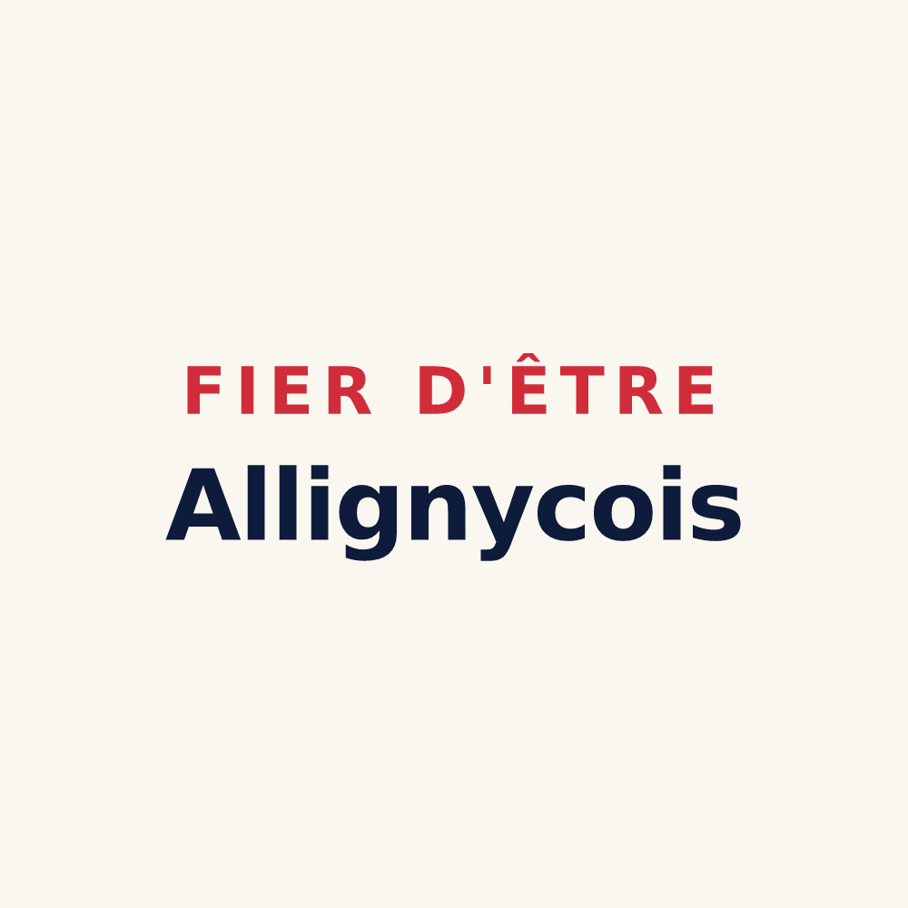 Tasse « Fier d'être Allignycois » — design pour Alligny-en-Morvan