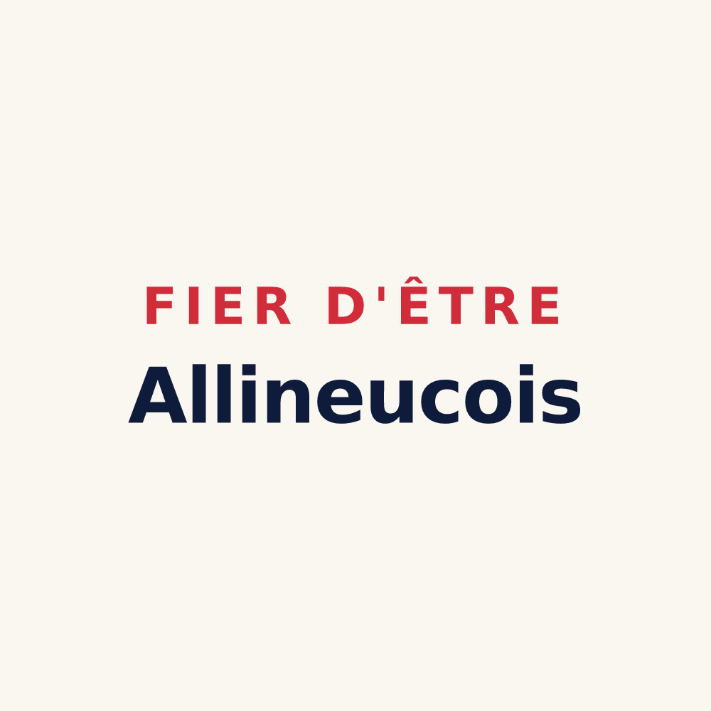 Tasse « Fier d'être Allineucois » — design pour Allineuc