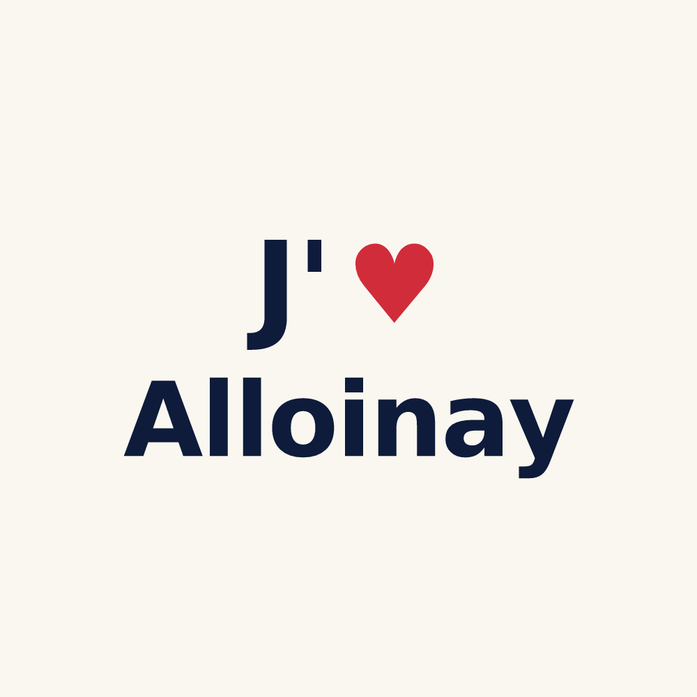 Tasse personnalisée Alloinay — design J'aime Alloinay
