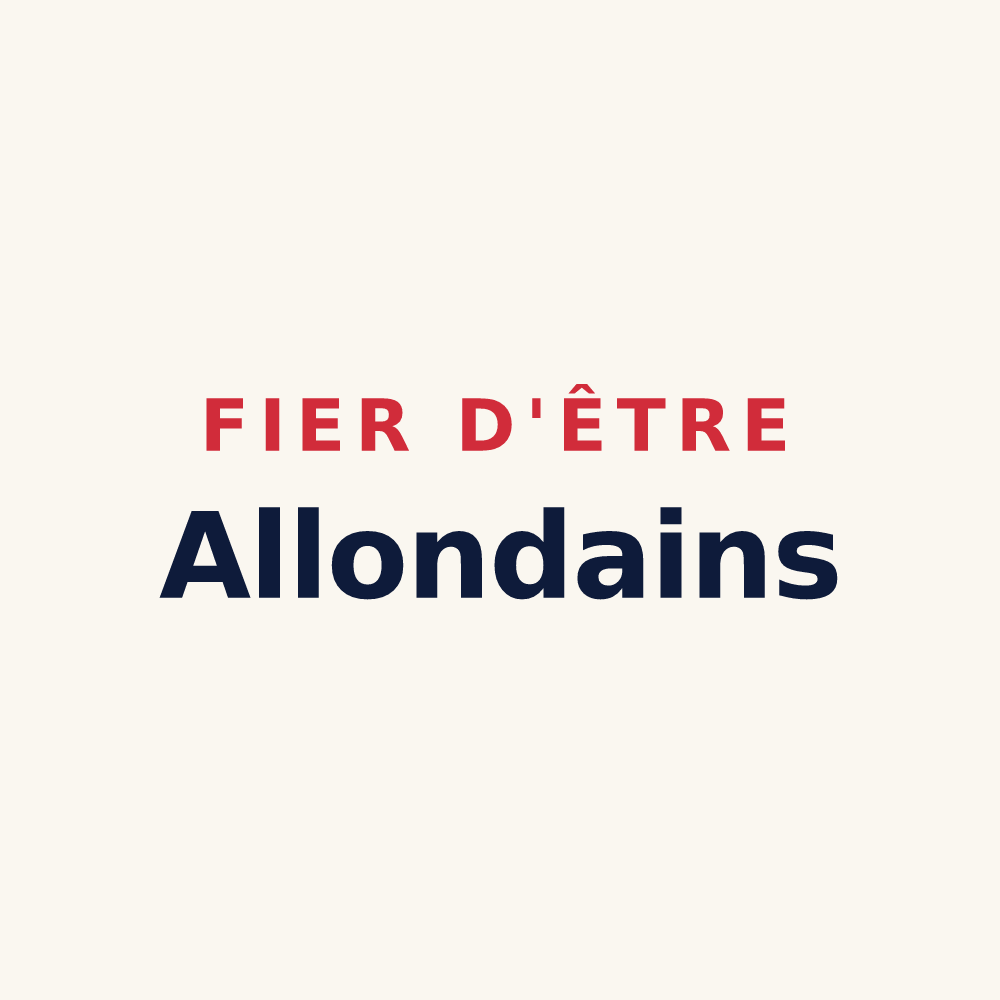 Tasse « Fier d'être Allondains » — design pour Allondaz