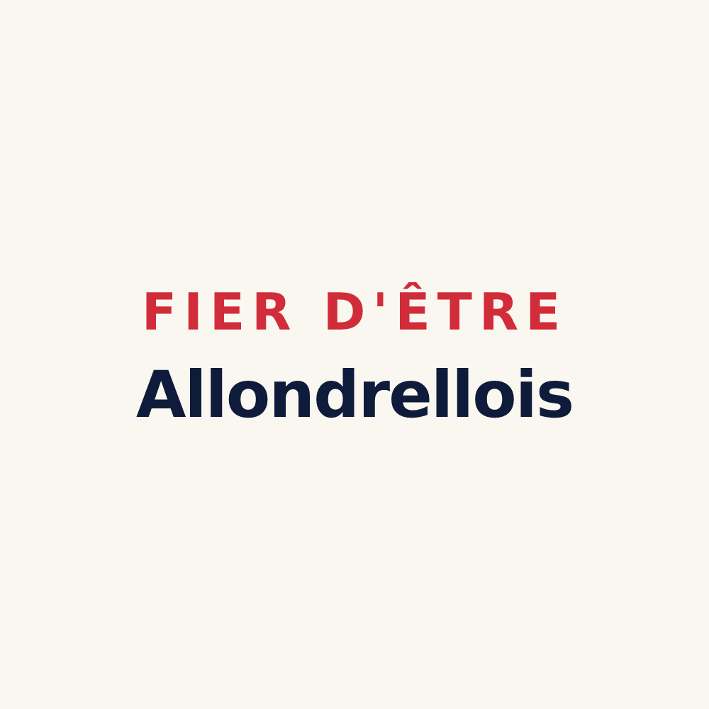 Tasse « Fier d'être Allondrellois » — design pour Allondrelle-la-Malmaison