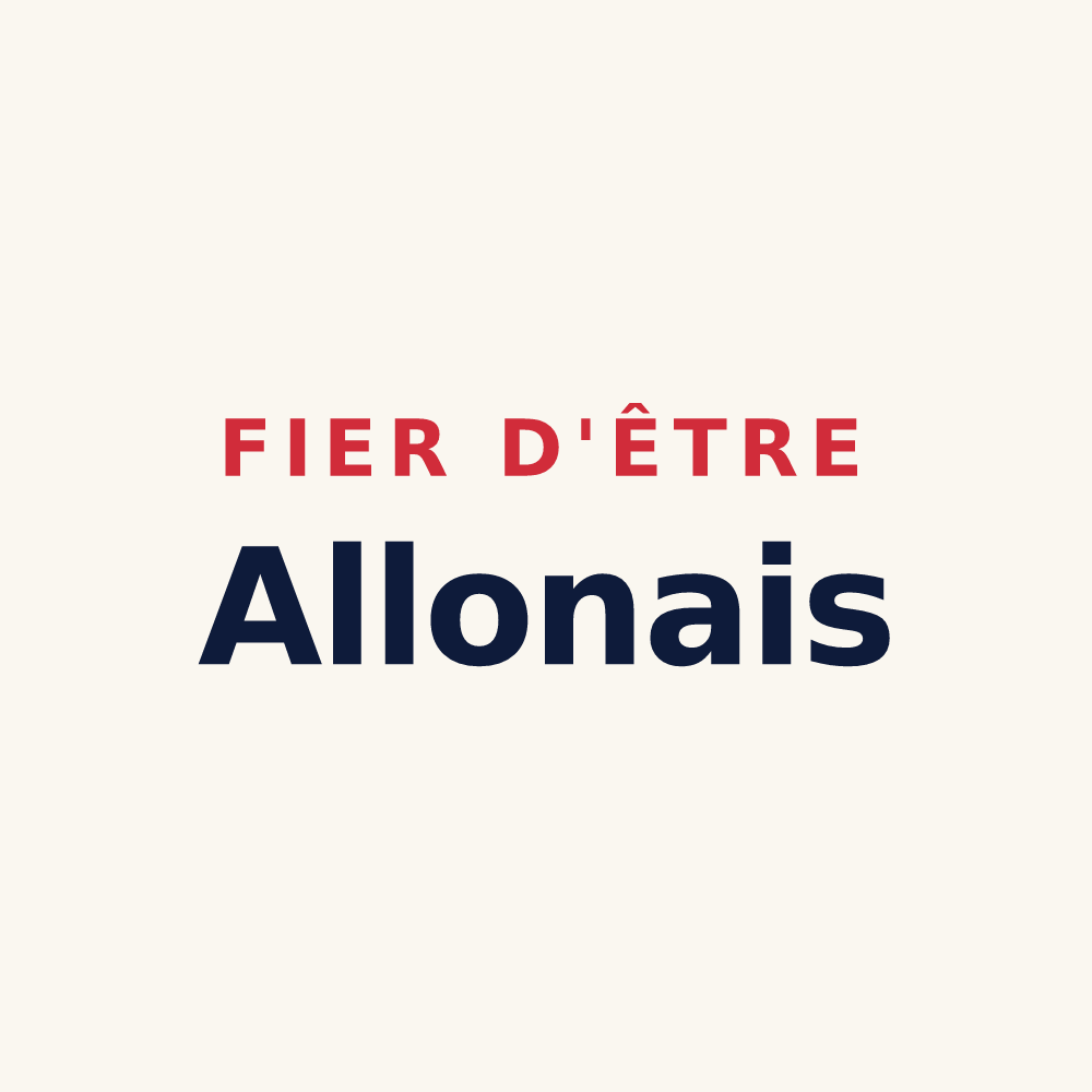Tasse « Fier d'être Allonais » — design pour Allons