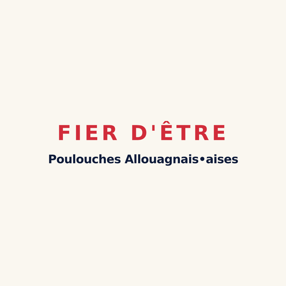 Tasse « Fier d'être Poulouches 
Allouagnais•aises » — design pour Allouagne