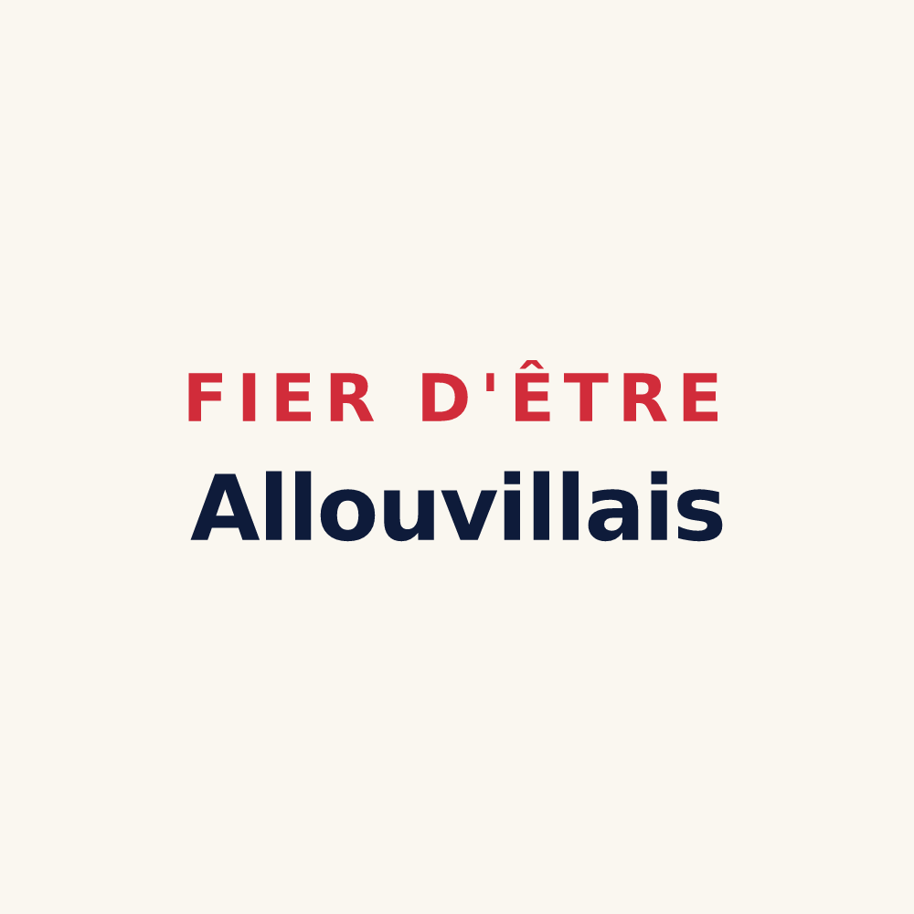 Tasse « Fier d'être Allouvillais » — design pour Allouville-Bellefosse