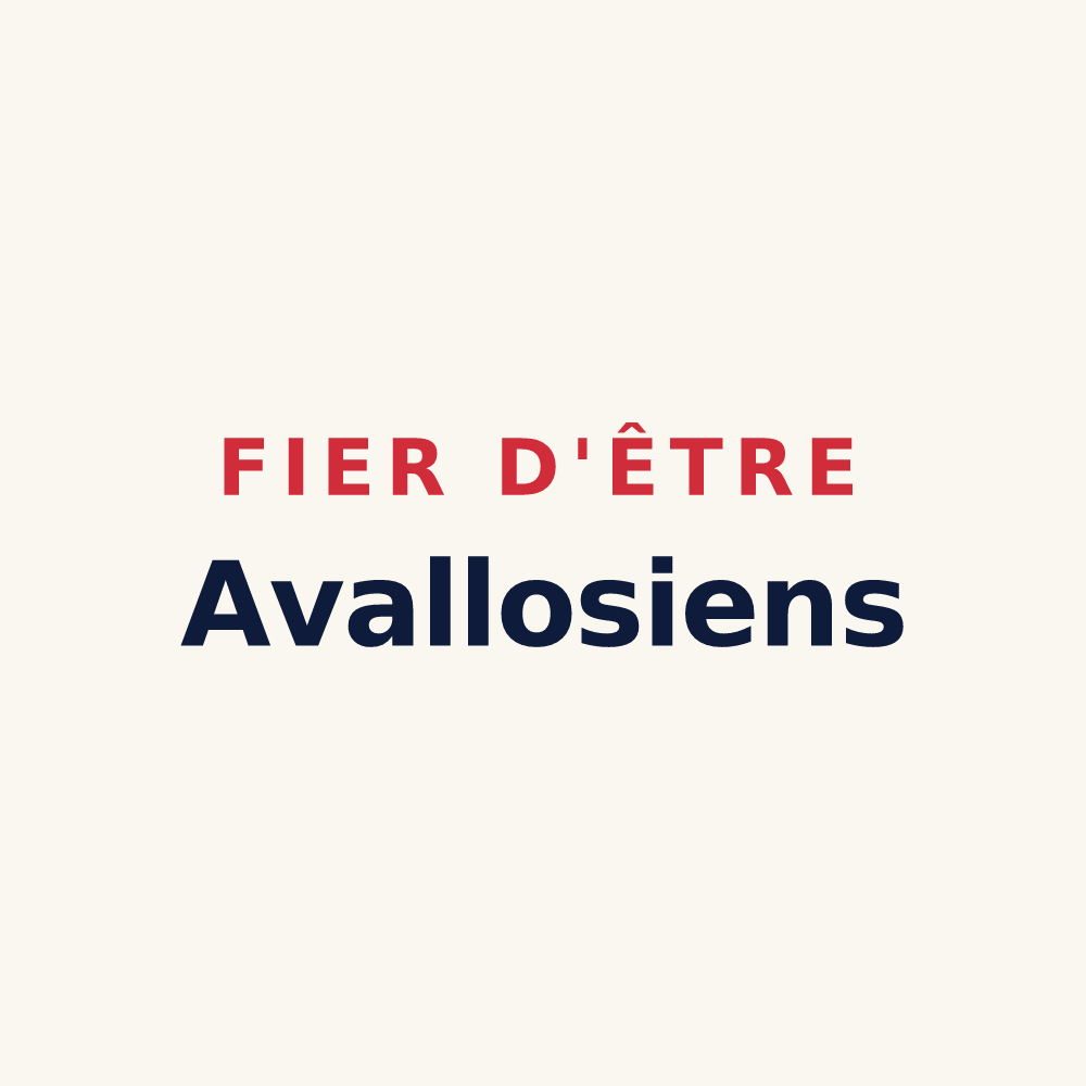 Tasse « Fier d'être Avallosiens » — design pour Alluyes