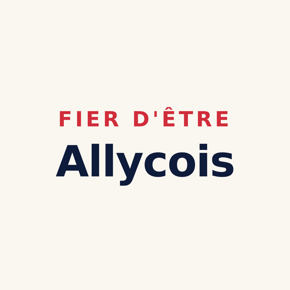 Tasse « Fier d'être Allycois » — design pour Ally