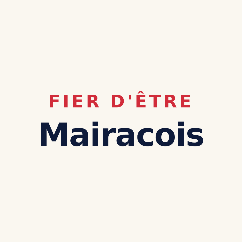 Tasse « Fier d'être Mairacois » — design pour Almayrac