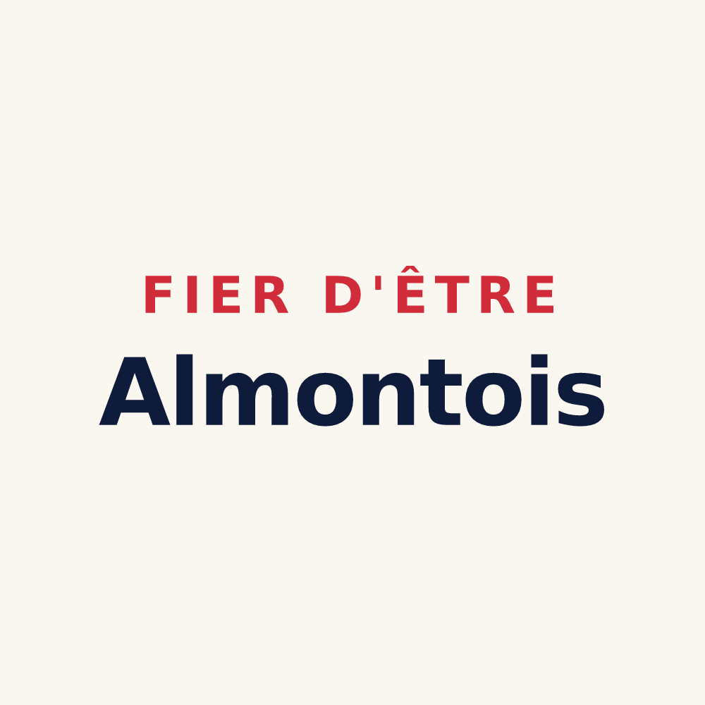 Tasse « Fier d'être Almontois » — design pour Almont-les-Junies