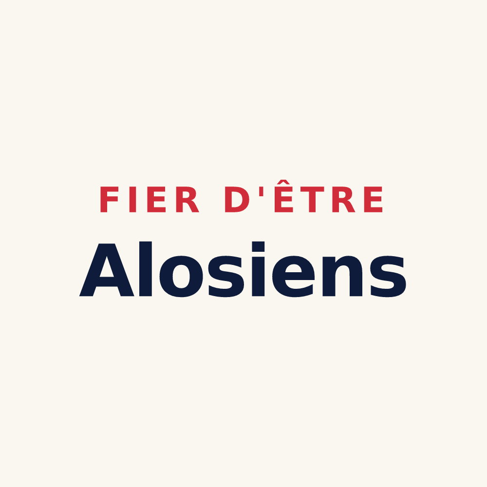 Tasse « Fier d'être Alosiens » — design pour Alos