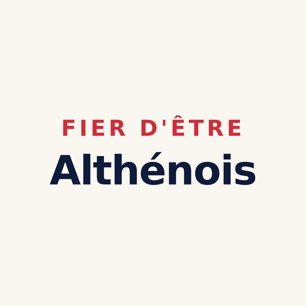 Tasse « Fier d'être Althénois » — design pour Althen-des-Paluds