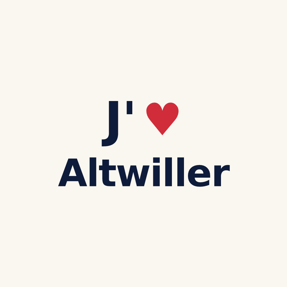 Tasse personnalisée Altwiller — design J'aime Altwiller