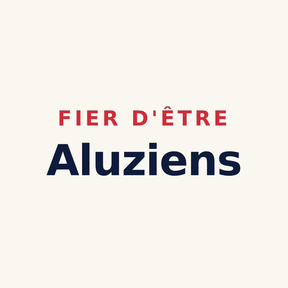 Tasse « Fier d'être Aluziens » — design pour Aluze