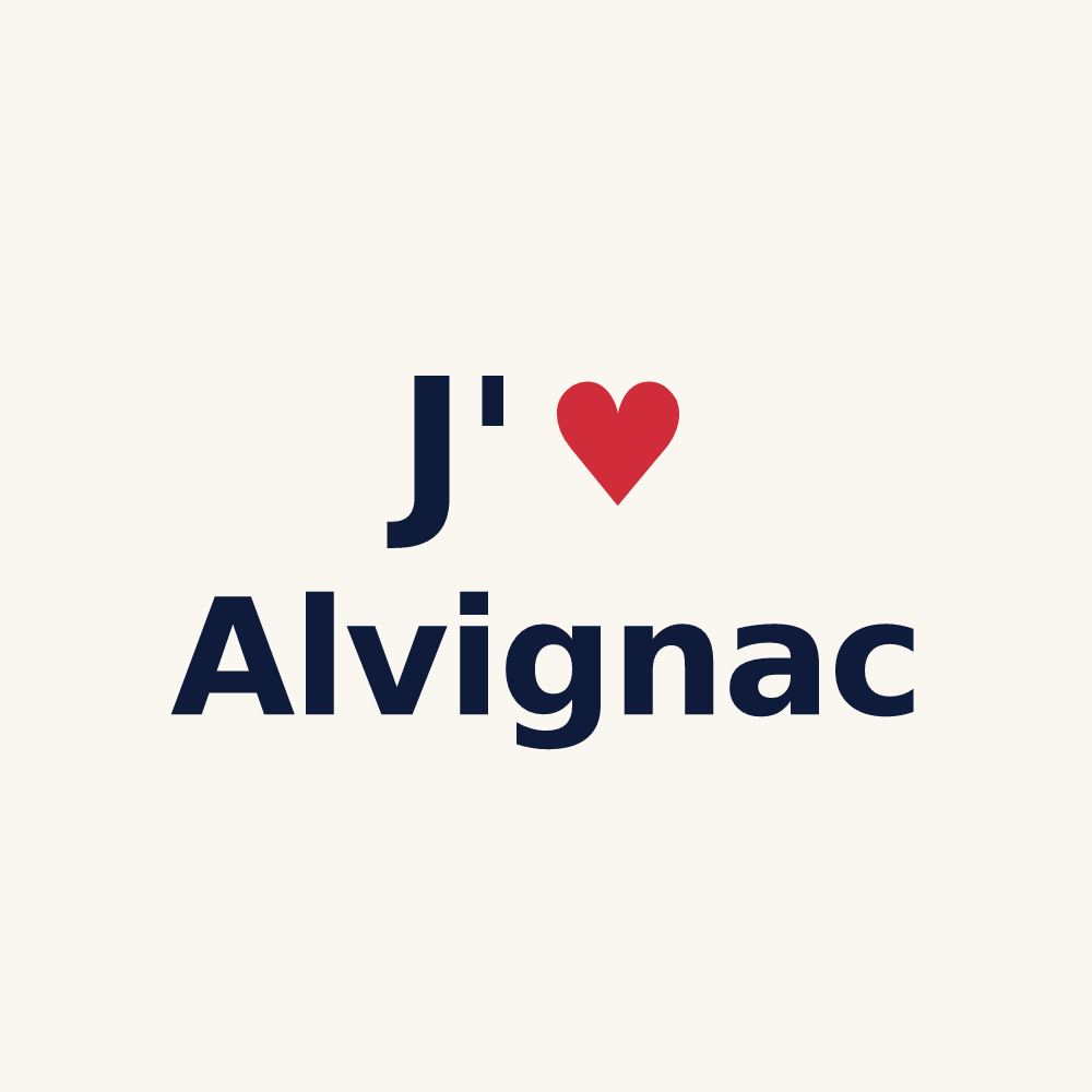 Tasse personnalisée Alvignac — design J'aime Alvignac
