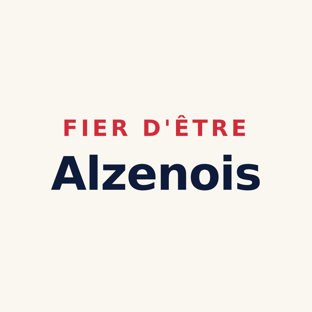 Tasse « Fier d'être Alzenois » — design pour Alzen