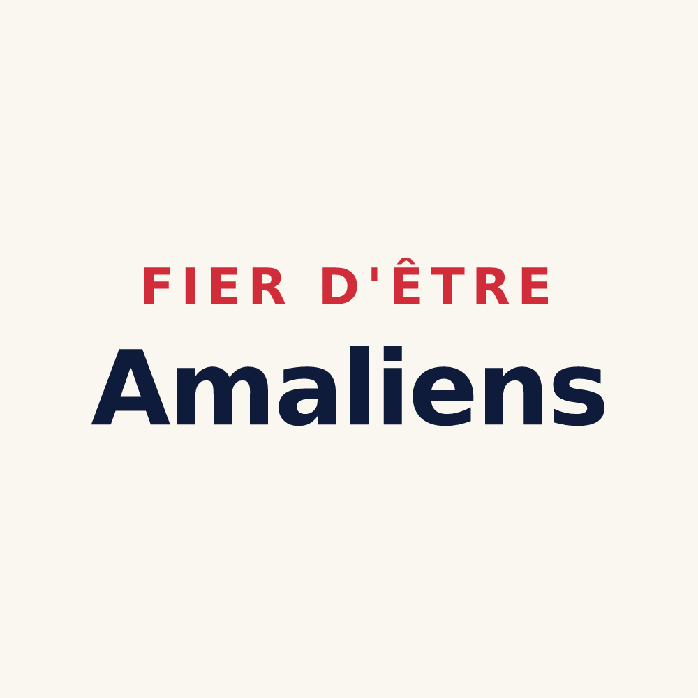 Tasse « Fier d'être Amaliens » — design pour Amailloux