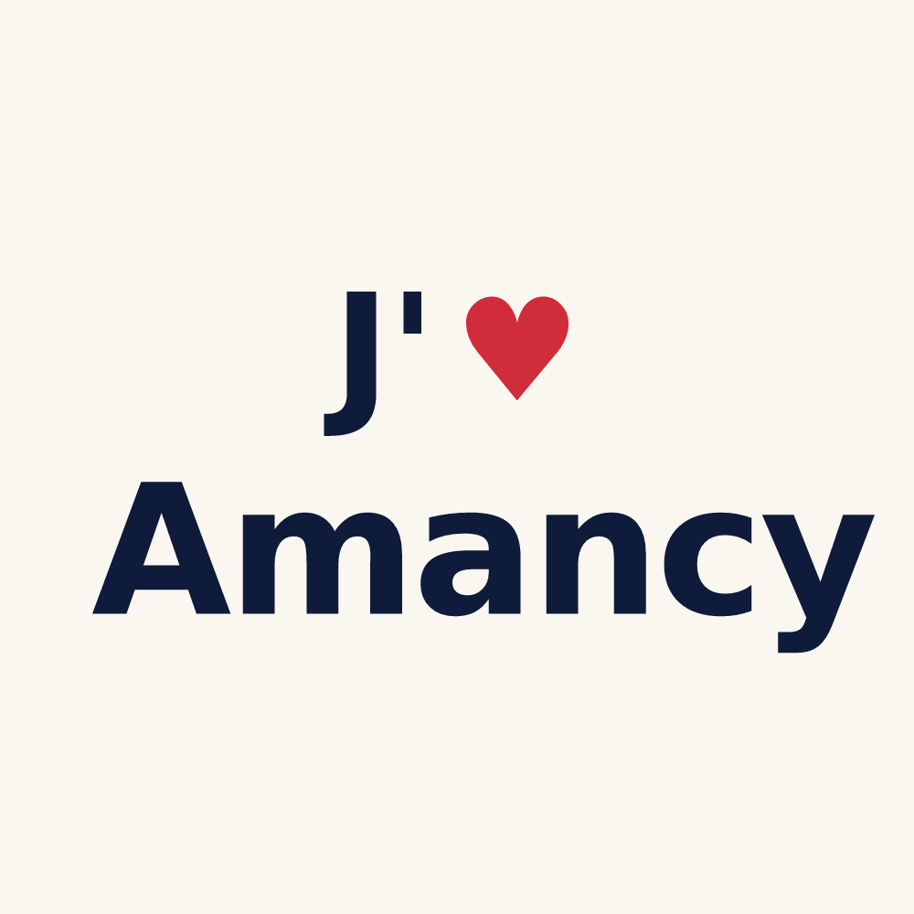 Tasse personnalisée Amancy — design J'aime Amancy