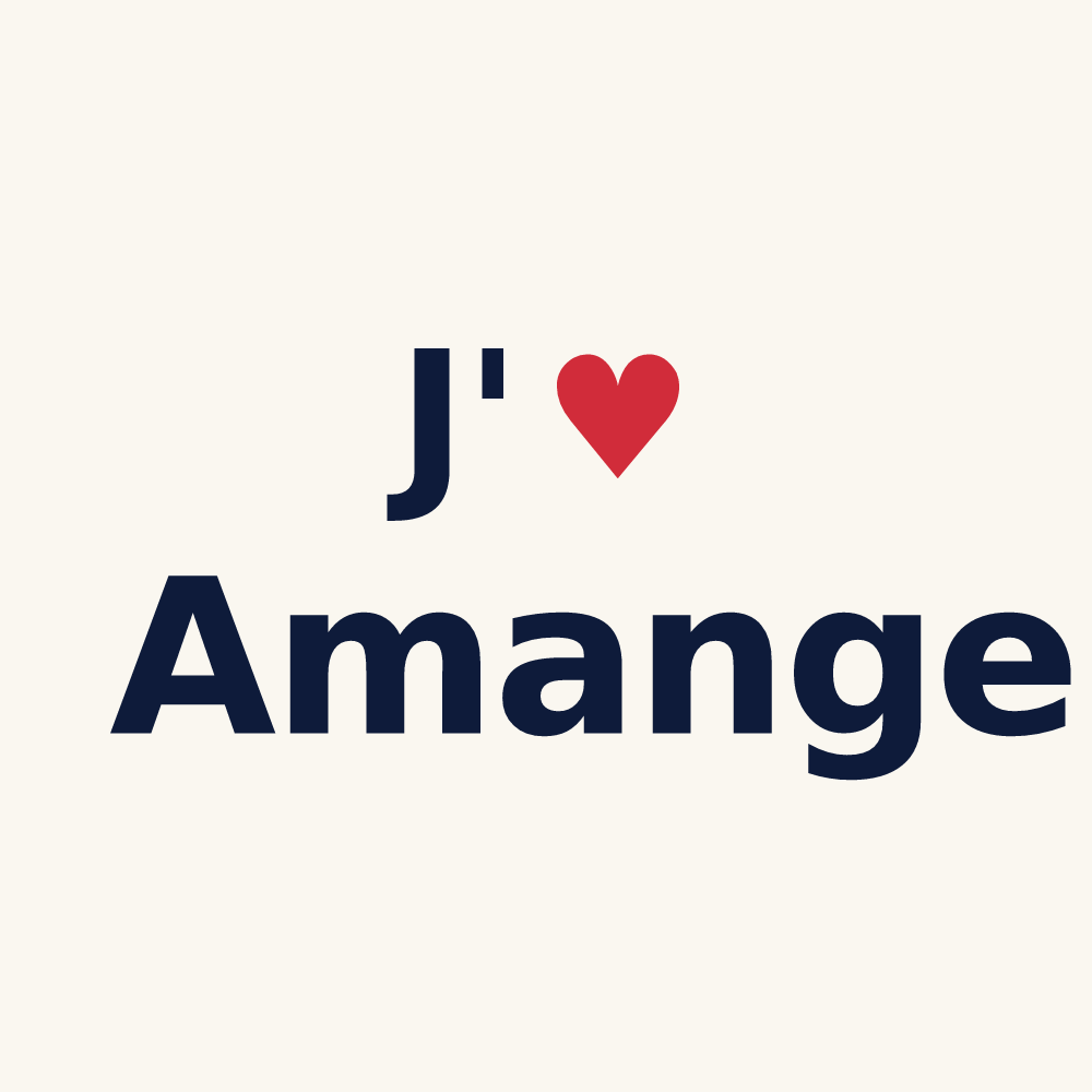 Tasse personnalisée Amange — design J'aime Amange