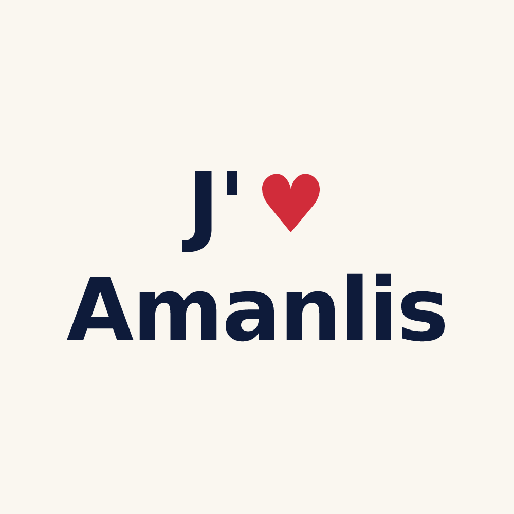 Tasse personnalisée Amanlis — design J'aime Amanlis