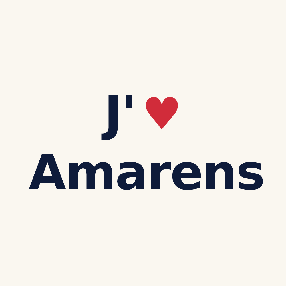 Tasse personnalisée Amarens — design J'aime Amarens
