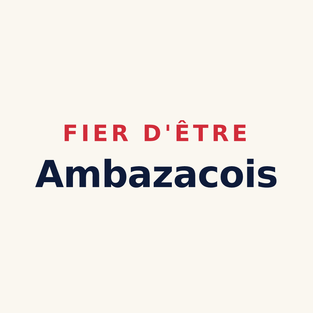 Tasse « Fier d'être Ambazacois » — design pour Ambazac