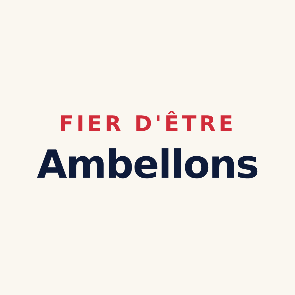Tasse « Fier d'être Ambellons » — design pour Ambel