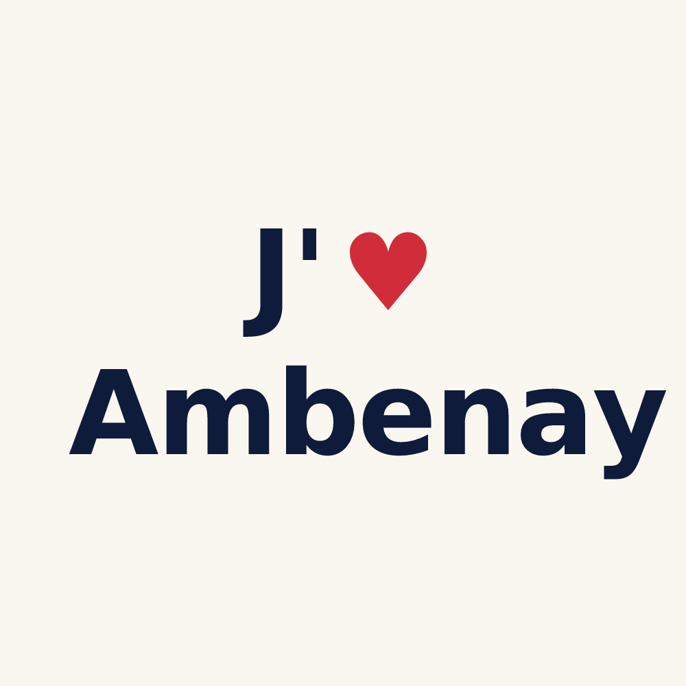 Tasse personnalisée Ambenay — design J'aime Ambenay