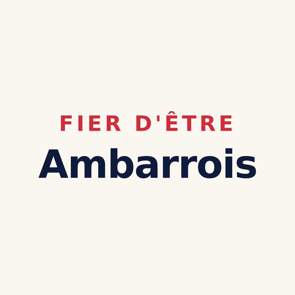 Tasse « Fier d'être Ambarrois » — design pour Ambérieux-en-Dombes