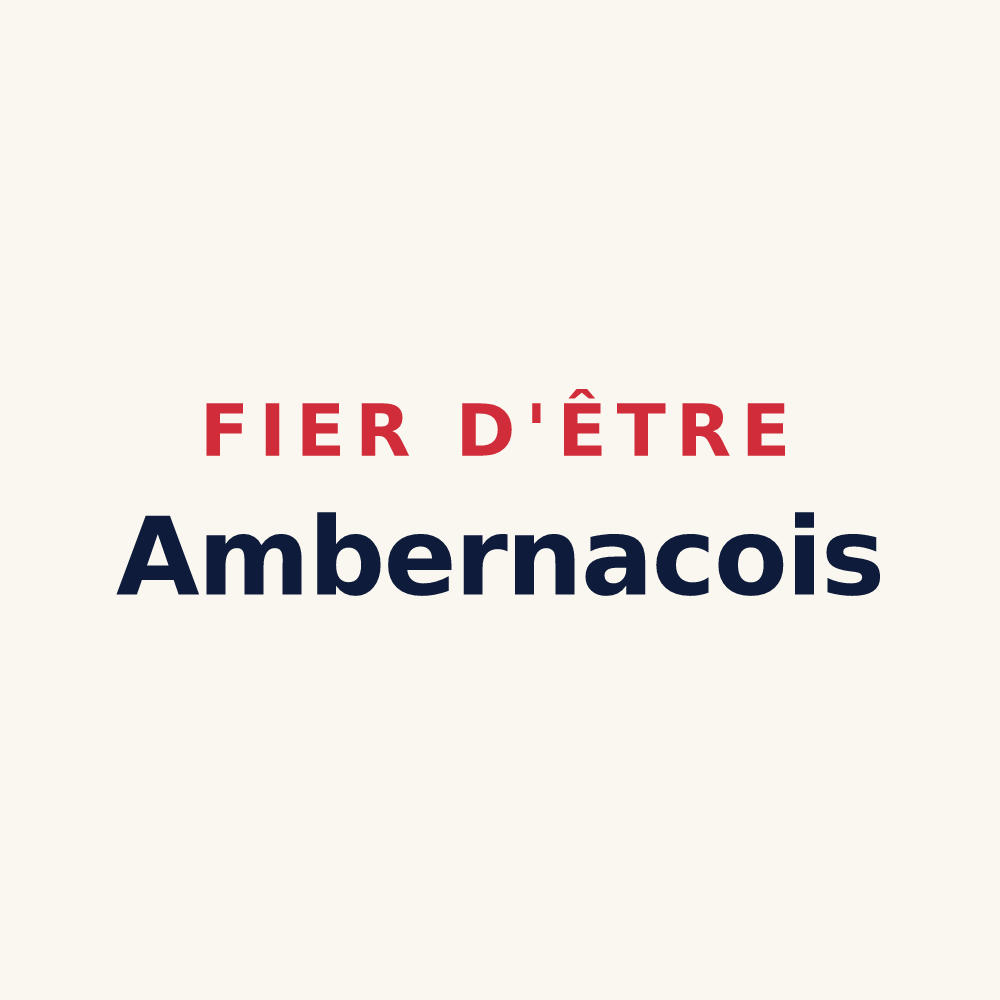 Tasse « Fier d'être Ambernacois » — design pour Ambernac