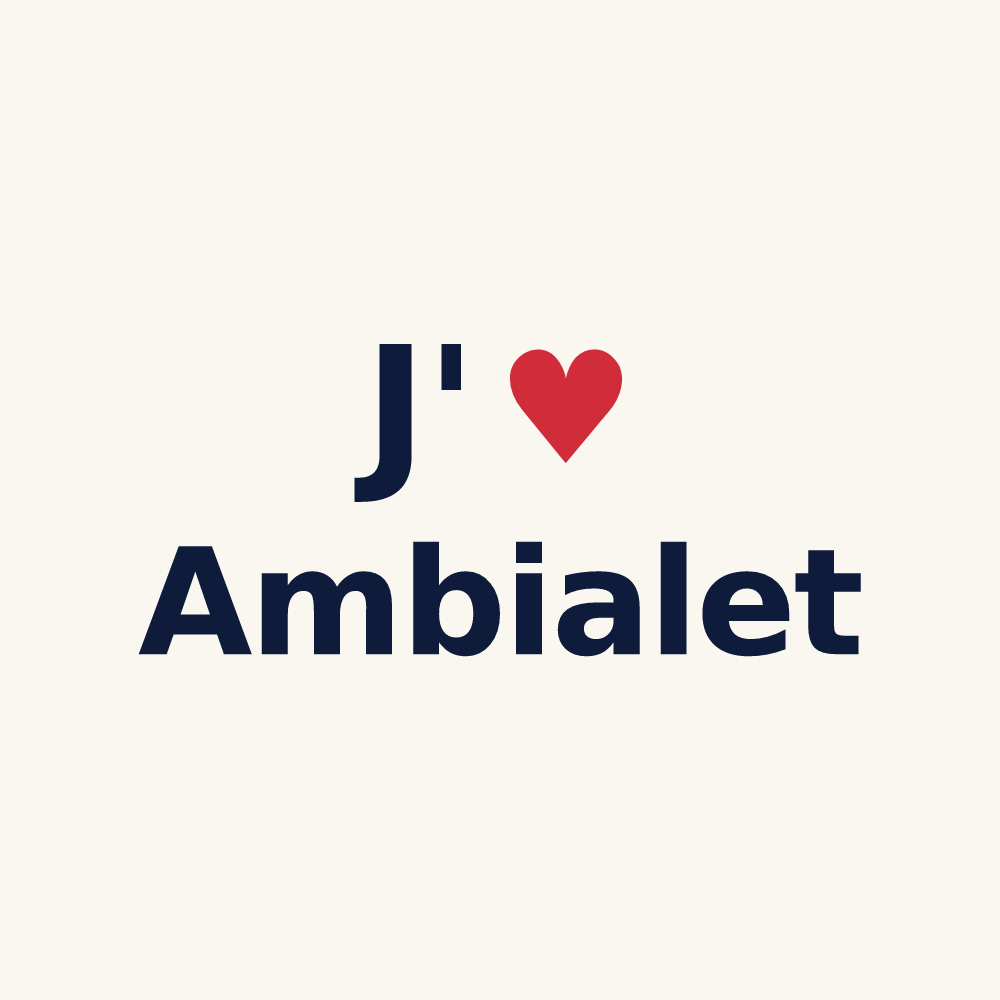 Tasse personnalisée Ambialet — design J'aime Ambialet