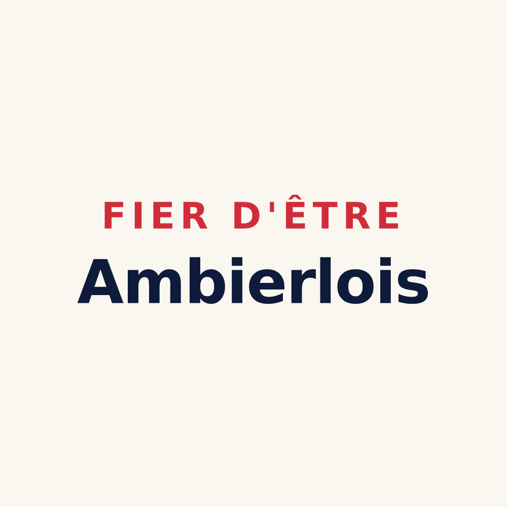 Tasse « Fier d'être Ambierlois » — design pour Ambierle
