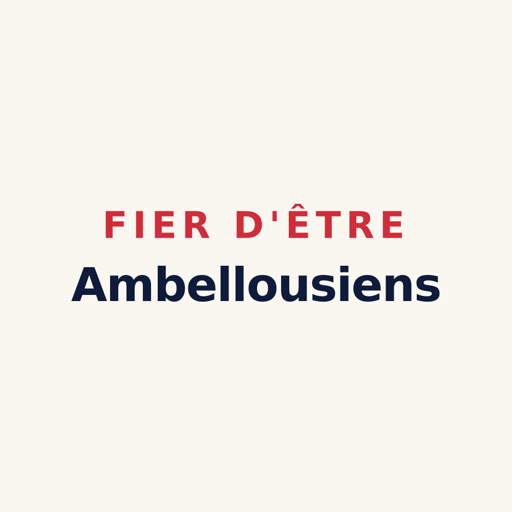 Tasse « Fier d'être Ambellousiens » — design pour Ambillou