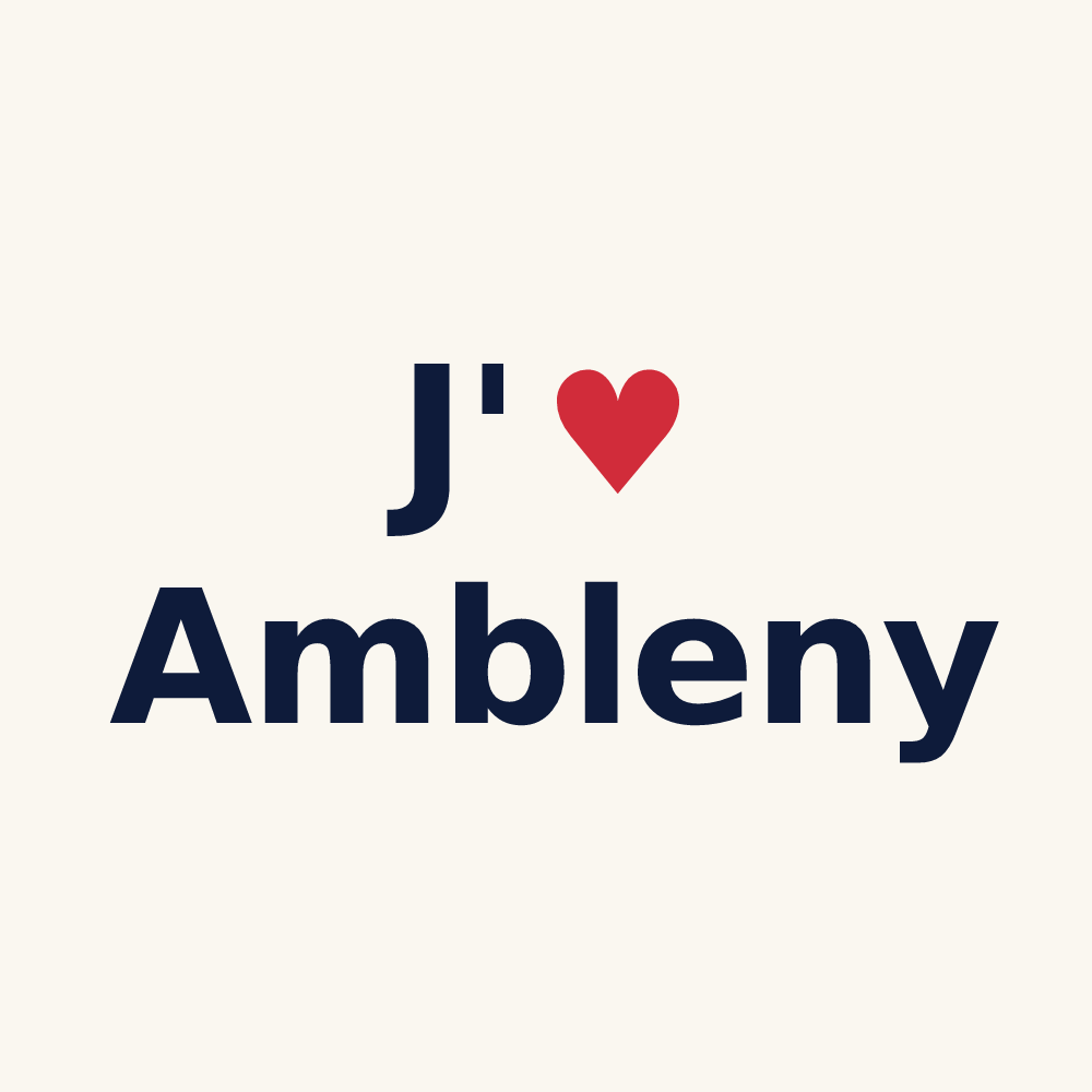 Tasse personnalisée Ambleny — design J'aime Ambleny