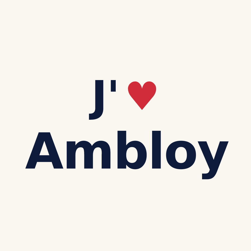 Tasse personnalisée Ambloy — design J'aime Ambloy