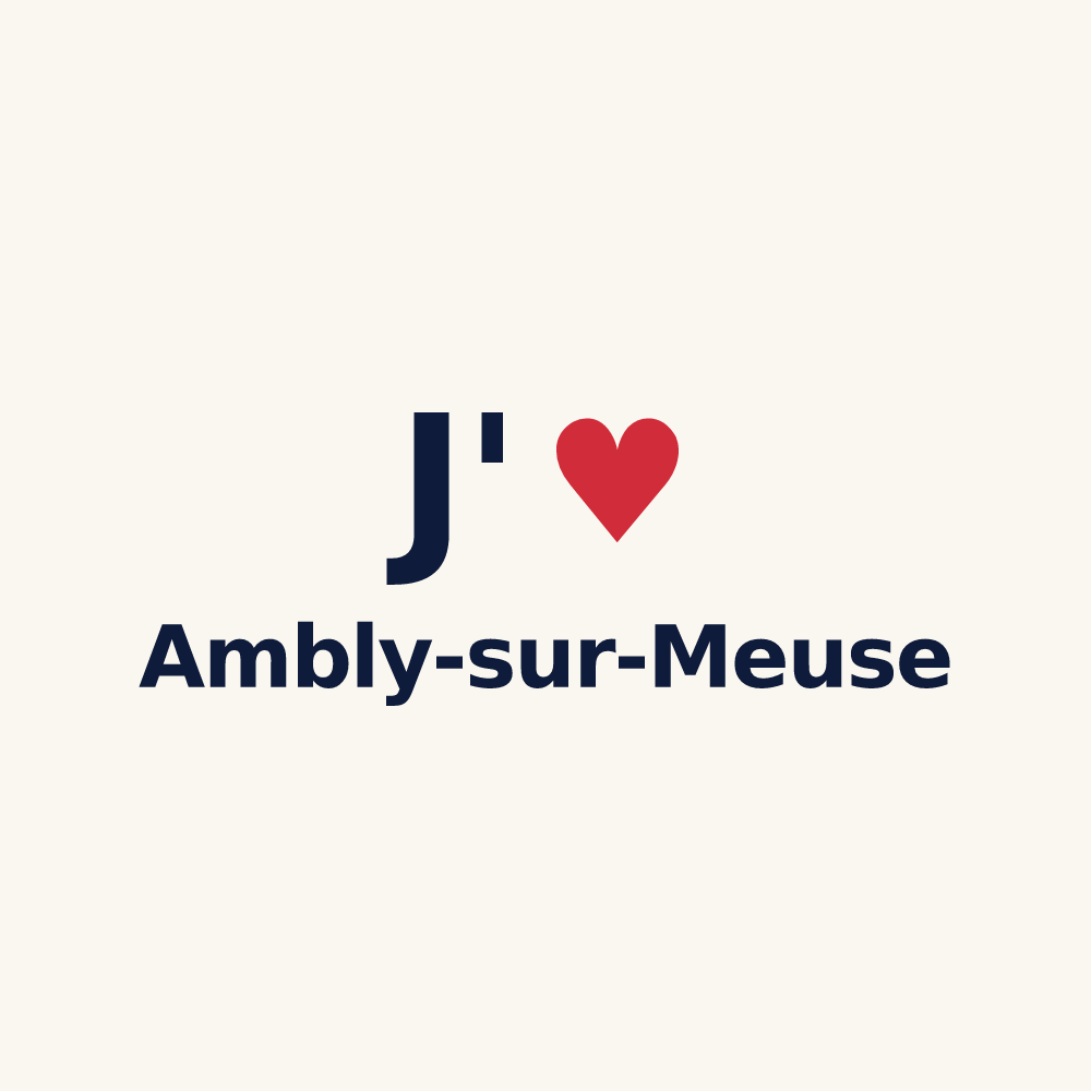 Tasse personnalisée Ambly-sur-Meuse — design J'aime Ambly-sur-Meuse