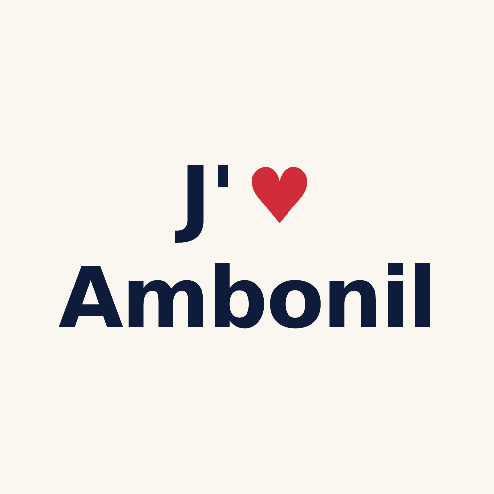 Tasse personnalisée Ambonil — design J'aime Ambonil