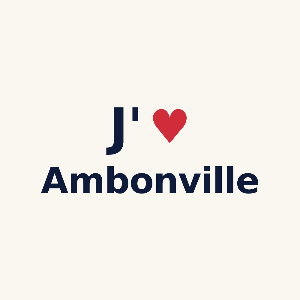 Tasse personnalisée Ambonville — design J'aime Ambonville