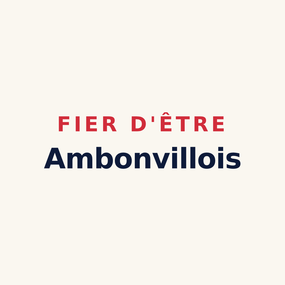 Tasse « Fier d'être Ambonvillois » — design pour Ambonville