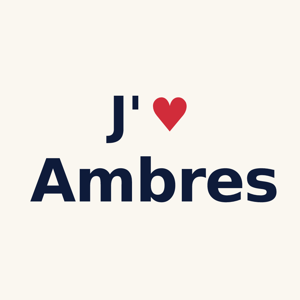 Tasse personnalisée Ambres — design J'aime Ambres