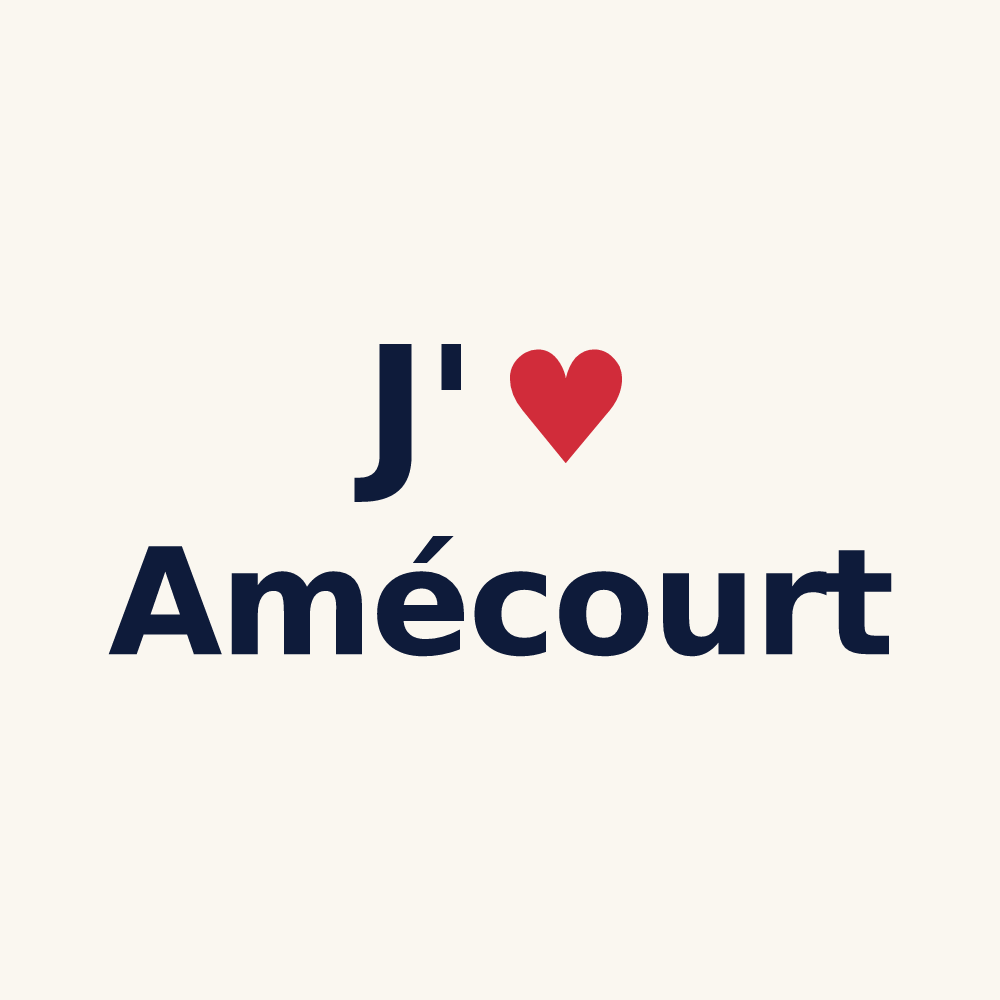 Tasse personnalisée Amécourt — design J'aime Amécourt