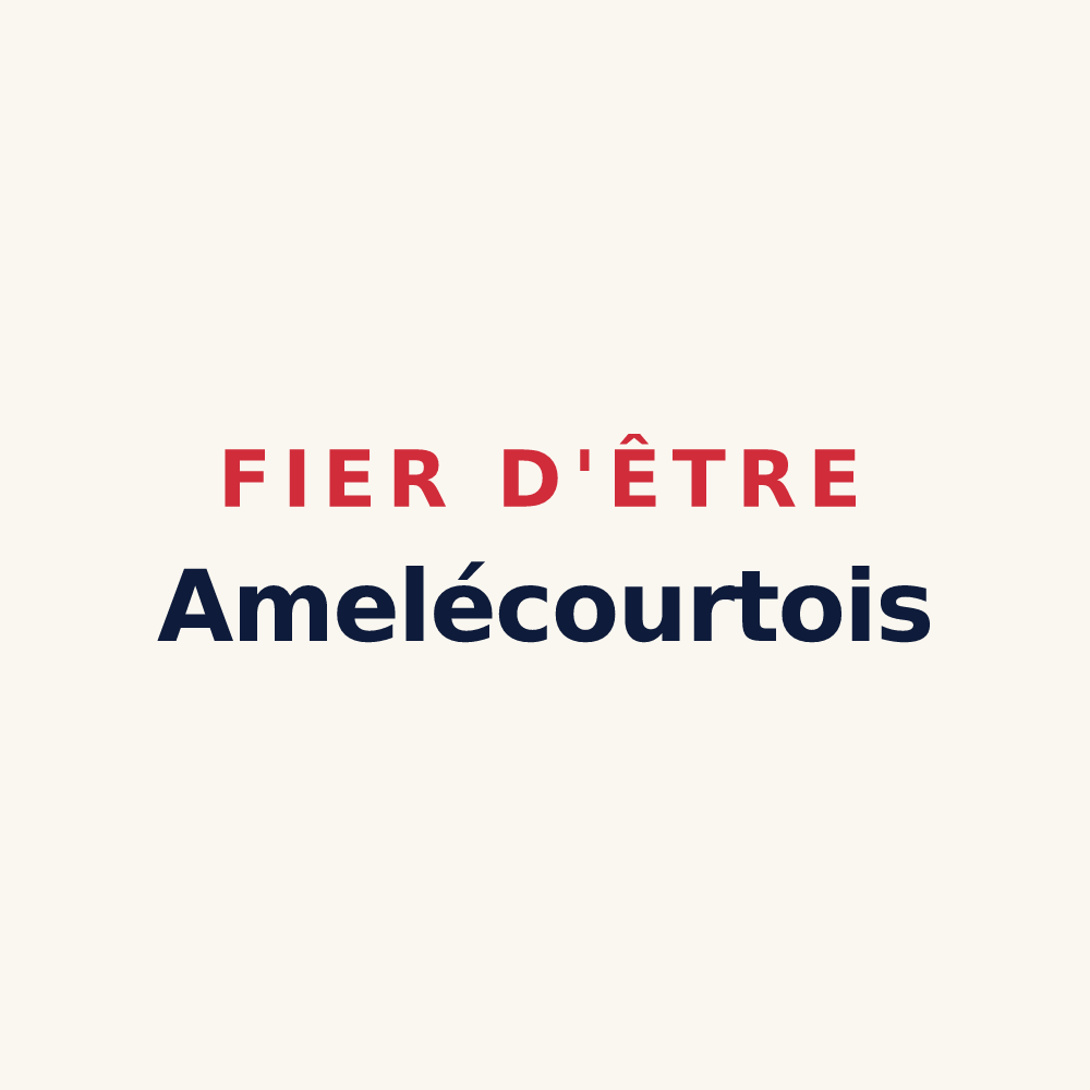 Tasse « Fier d'être Amelécourtois » — design pour Amelécourt