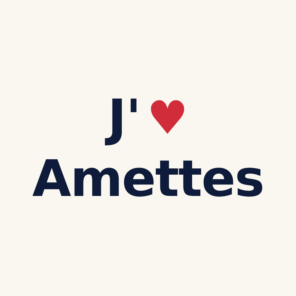Tasse personnalisée Amettes — design J'aime Amettes