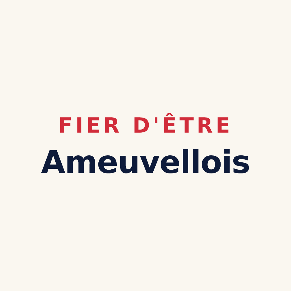Tasse « Fier d'être Ameuvellois » — design pour Ameuvelle