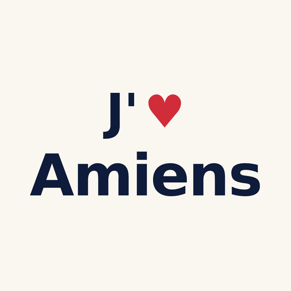 Tasse personnalisée Amiens — design J'aime Amiens