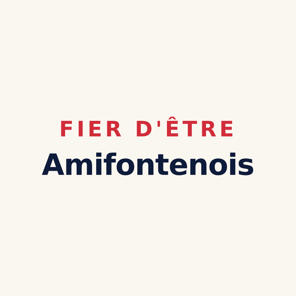 Tasse « Fier d'être Amifontenois » — design pour Amifontaine