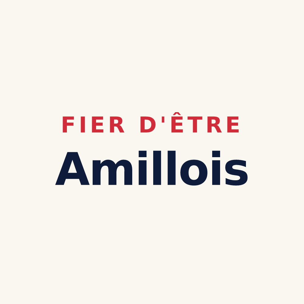 Tasse « Fier d'être Amillois » — design pour Amilly
