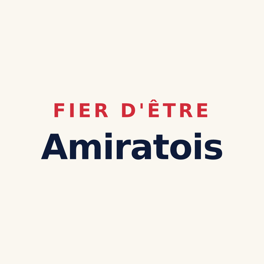 Tasse « Fier d'être Amiratois » — design pour Amirat